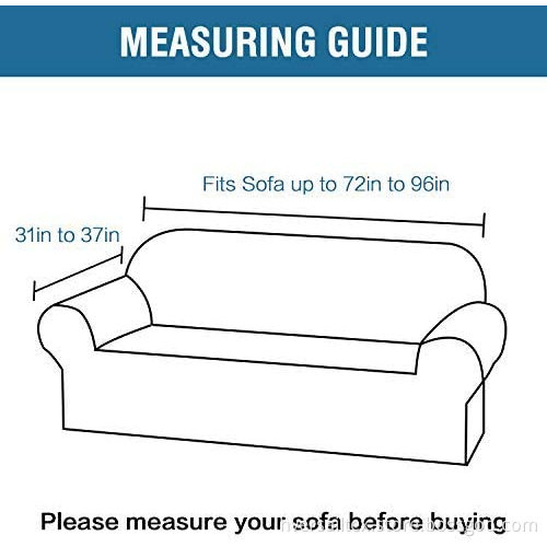 Stretch Velvet Sofa Slipcover Width 72"-96"